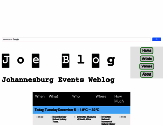 joeblog.co.za screenshot