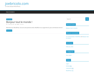 joebricolo.com screenshot