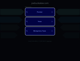 joebuckalew.com screenshot