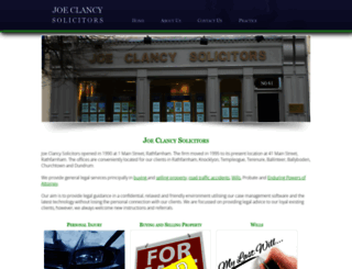 joeclancy.com screenshot