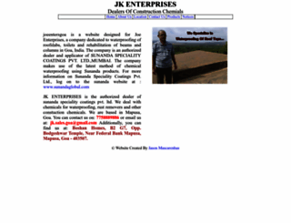 joeentersgoa.com screenshot