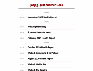 joejag.com screenshot