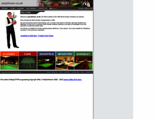 joejohnson.co.uk screenshot