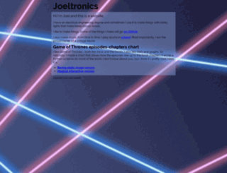 joeltronics.com screenshot
