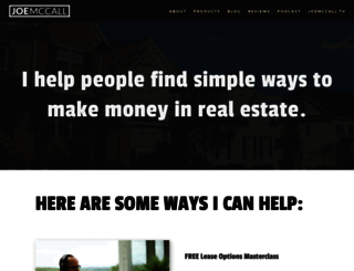 joemccall.com screenshot