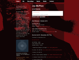joemcphee.com screenshot