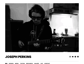 joeperkinsmusic.com screenshot