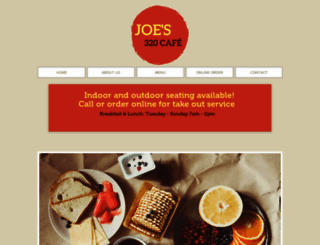 joes320cafe.com screenshot