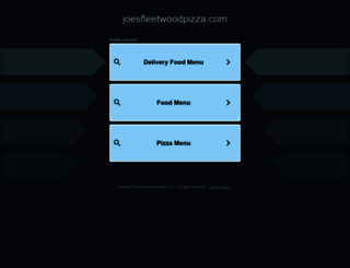 joesfleetwoodpizza.com screenshot