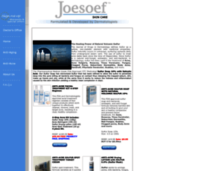 joesoefskincare.com screenshot