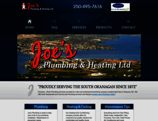 joesplumbing.ca screenshot