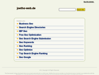 joetho-web.de screenshot