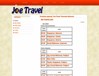 joetravel.rs screenshot