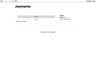 joeymantia.blogspot.com screenshot