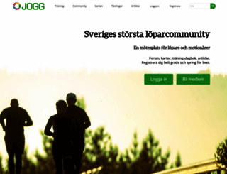 jogg.se screenshot