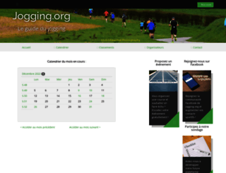 jogging.org screenshot