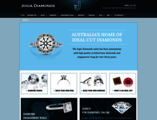 jogiadiamonds.com.au screenshot