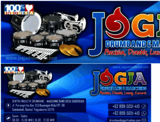 jogjadrumband.com screenshot