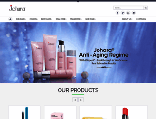 joharacosmetics.com screenshot