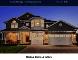 john-roofing-home-improvements.com screenshot