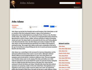 johnadamsinfo.com screenshot