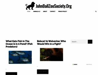 johnballzoosociety.org screenshot