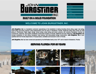 johnburgstinerinc.com screenshot