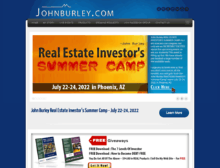 johnburley.com screenshot