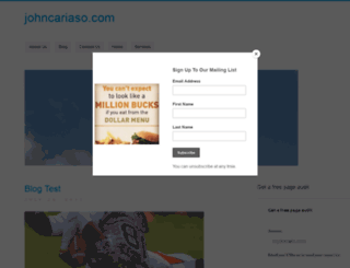 johncariaso.com screenshot