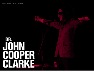 johncooperclarke.com screenshot