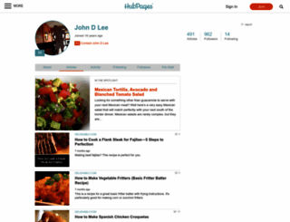 johndlee.hubpages.com screenshot