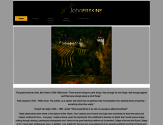 johnerskine.co.uk screenshot