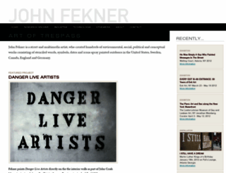 johnfekner.com screenshot