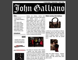 johngalliano.webnode.cz screenshot