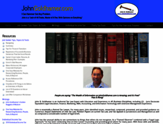 johngoldhamer.com screenshot