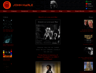 johnharle.com screenshot