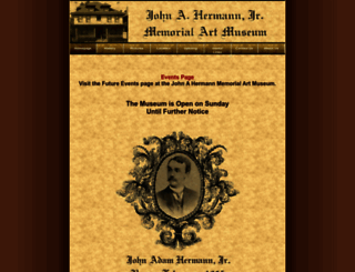 johnhermannmuseum.org screenshot