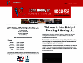 johnhobbyjrplumbingheating.com screenshot