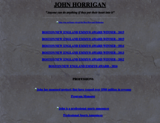 johnhorrigan.com screenshot