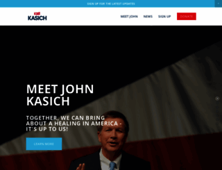 johnkasich.com screenshot