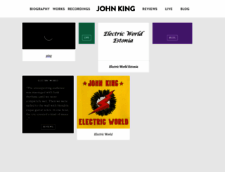 johnkingmusic.com screenshot