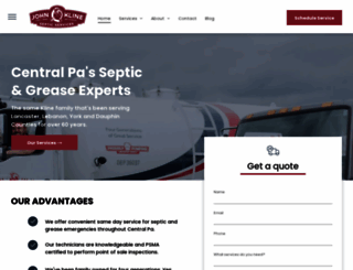 johnklineseptic.com screenshot