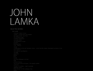 johnlamka.com screenshot