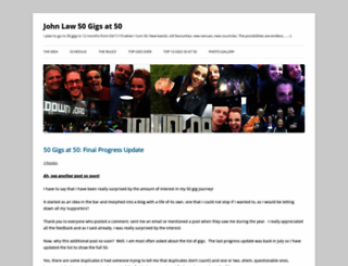 johnlawgigs.wordpress.com screenshot