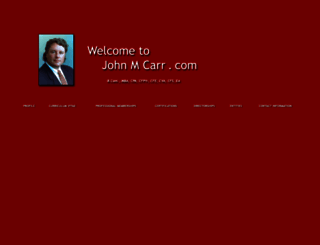 johnmcarr.com screenshot