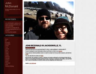 johnmcdonald.info screenshot