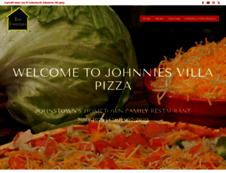 johnniesvillapizza.com screenshot
