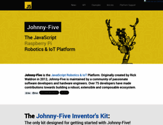 johnny-five.io screenshot