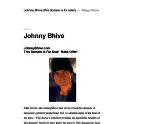 johnnybhive.com screenshot