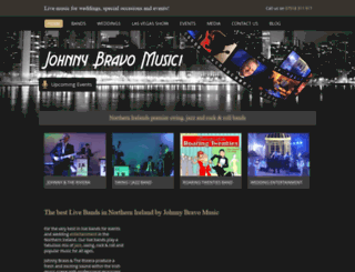 johnnybravomusic.com screenshot